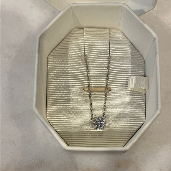 Swarovski Silver Constella Necklace Pendant BRAND NEW 14.78in +2in extender - Picture 3 of 7